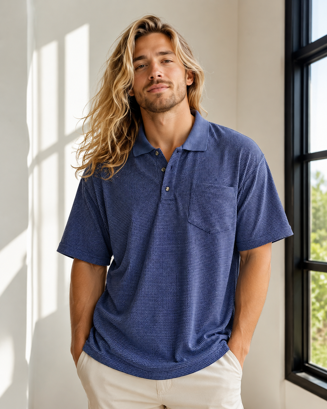Mc. CLAIN Collared Polo Shirt - Men