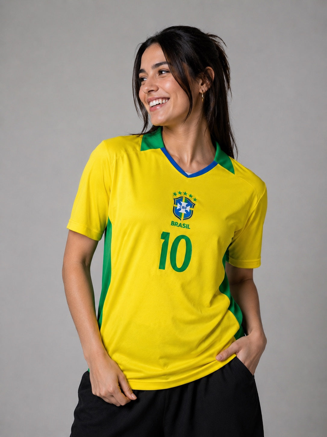 Brasilien Heimtrikot Spieler-Version - Damen