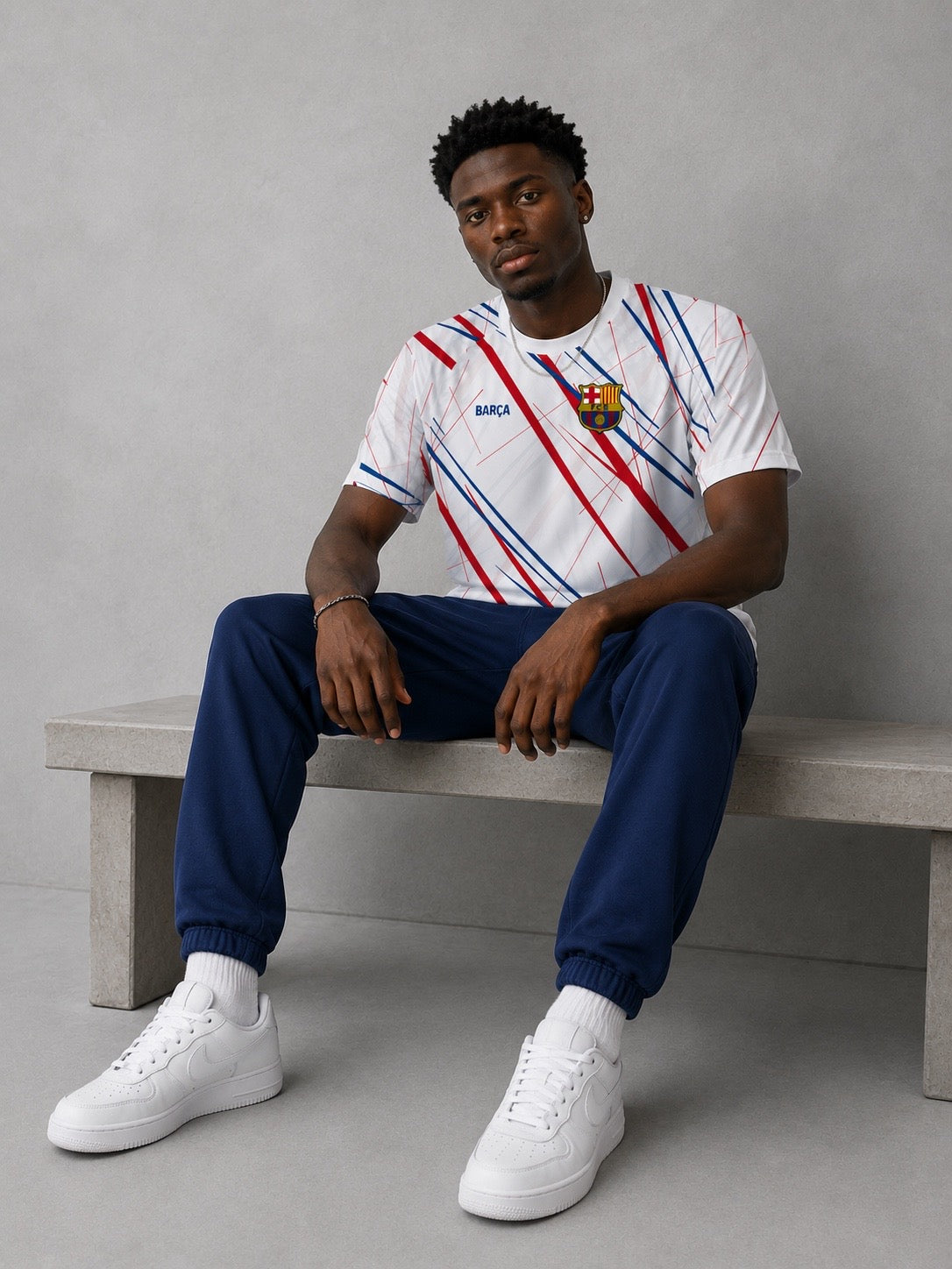 Barcelona Trainingsshirt Lined - Herren