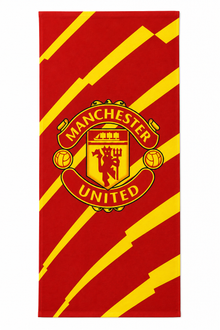 Manchester United Towel - Red & Gold