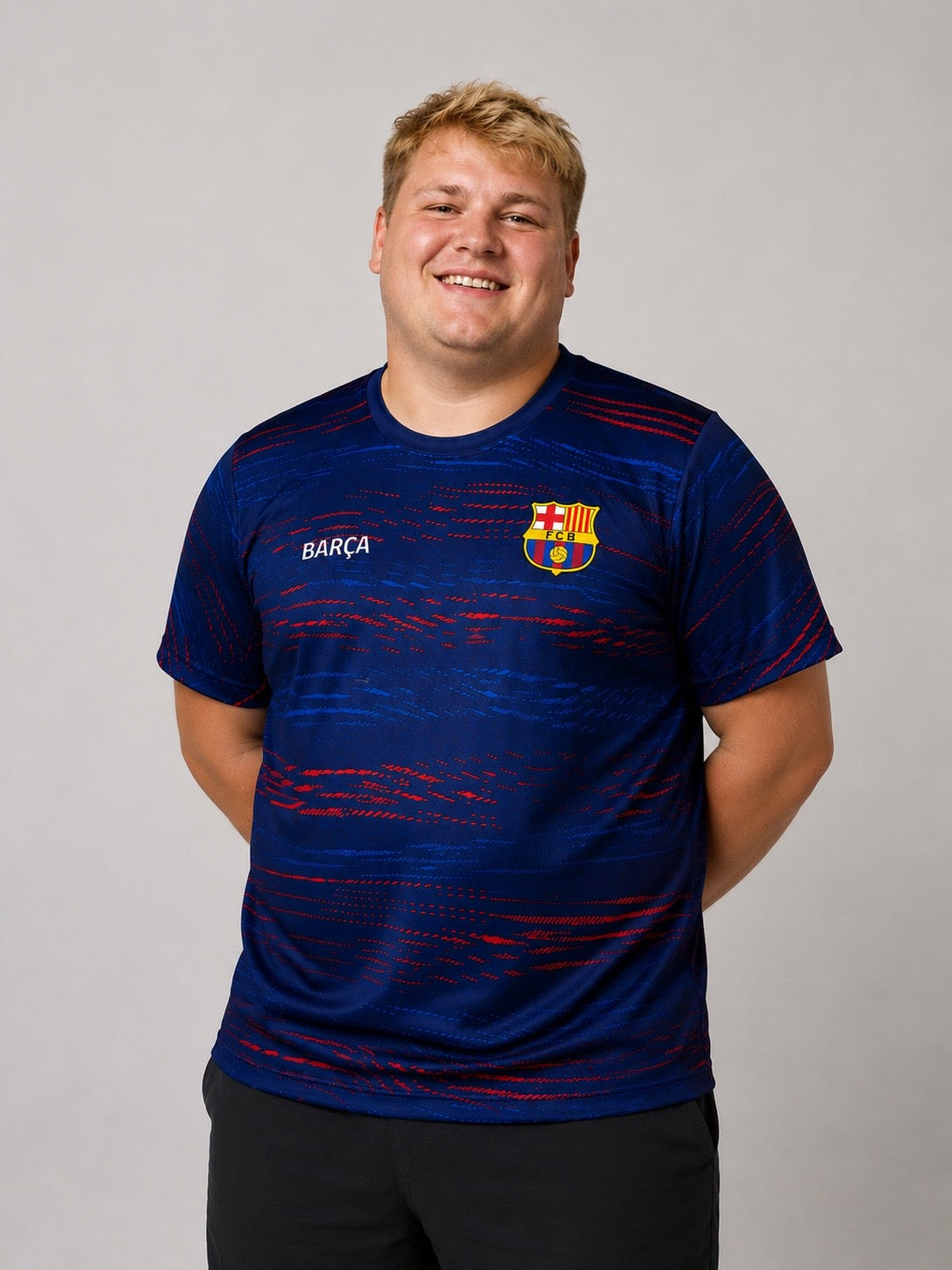 Barcelona Training Waves Jersey - Men