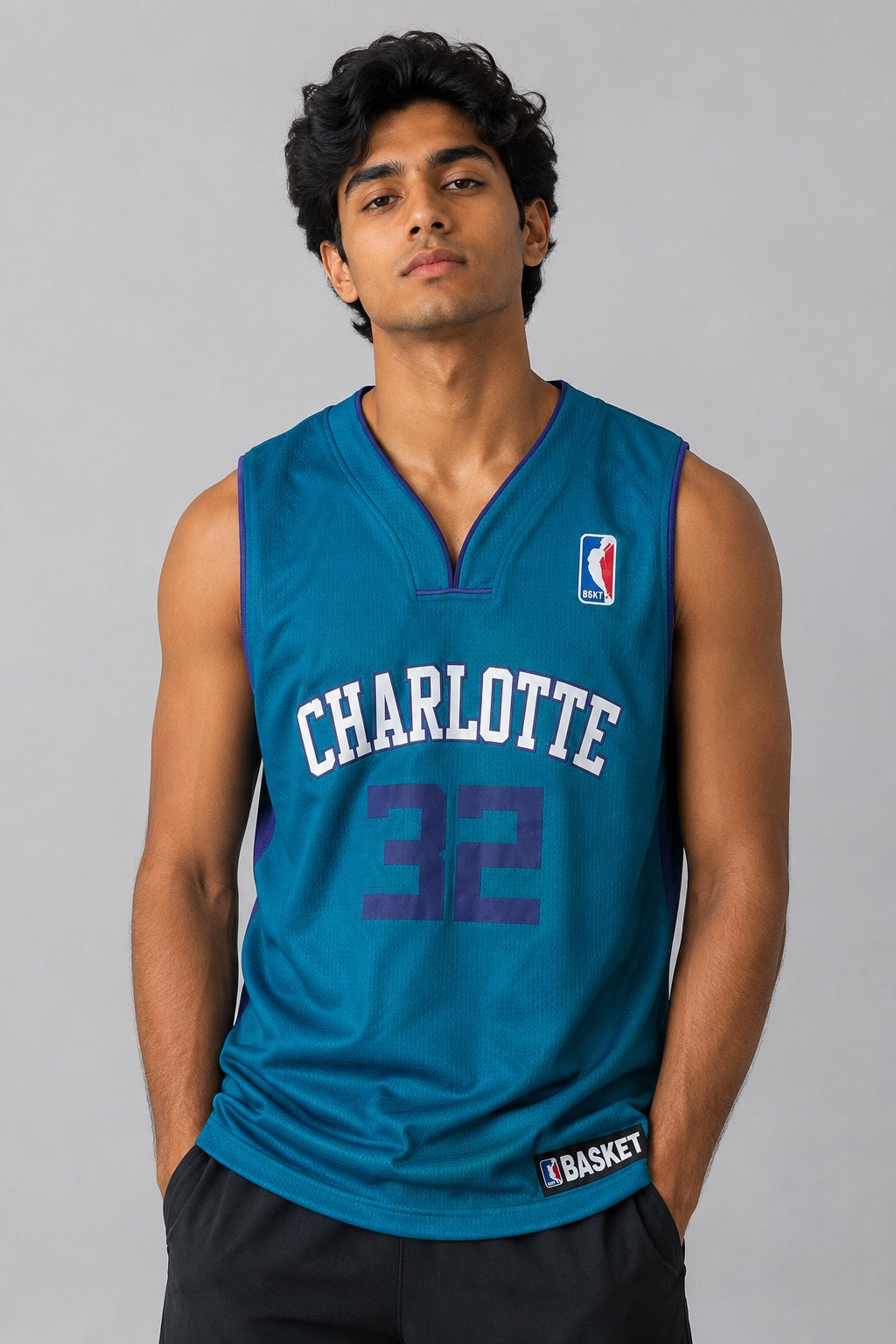 Charlotte Hornets Camiseta Edición Visitante Nº32