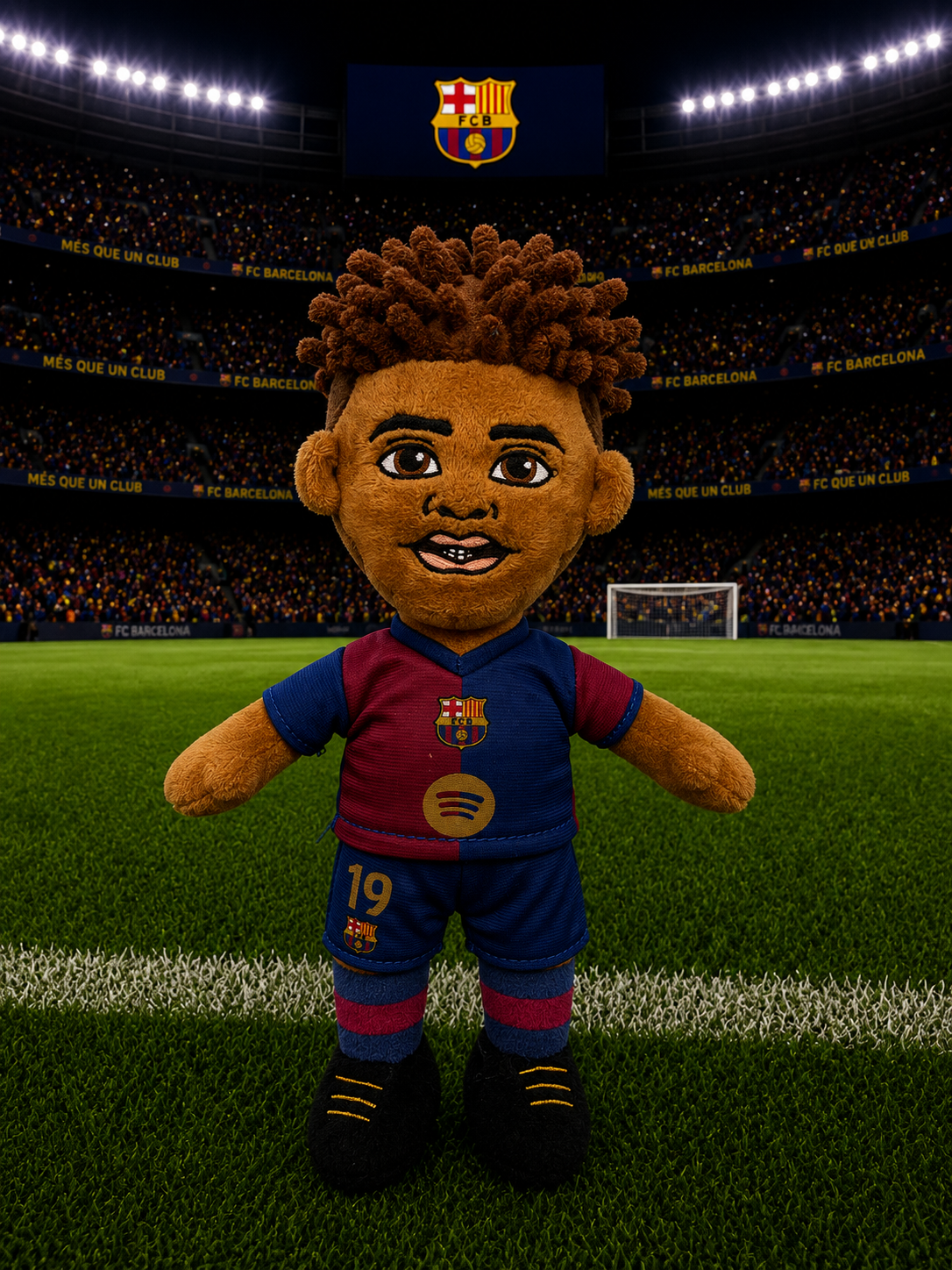 Lamine Yamal Plush Toy – FC Barcelona