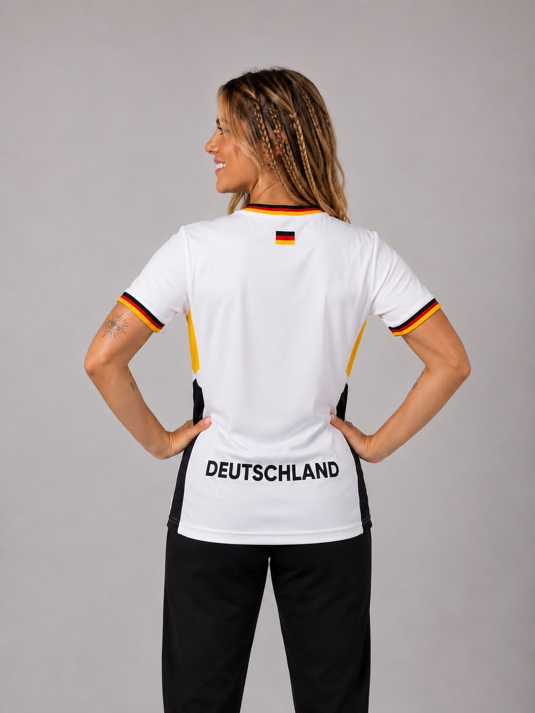 Deutschland Klassisches Weiß Trikot - Damen