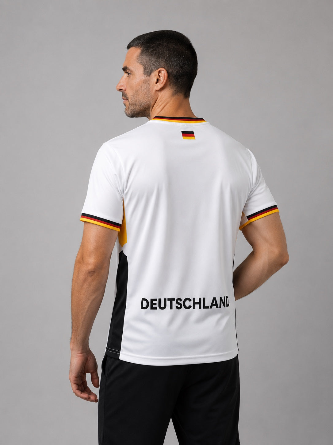 Deutschland Klassisches Weiß Trikot - Herren