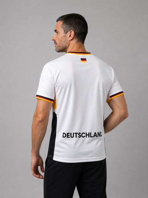 Deutschland Klassisches Weiß Trikot - Herren