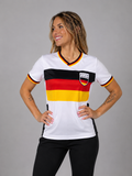 Deutschland Klassisches Weiß Trikot - Damen